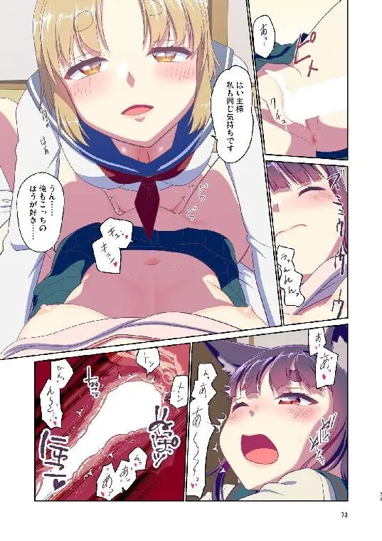 目が覚めたらケモミミ少女になっていたお話総集編1 Page.73