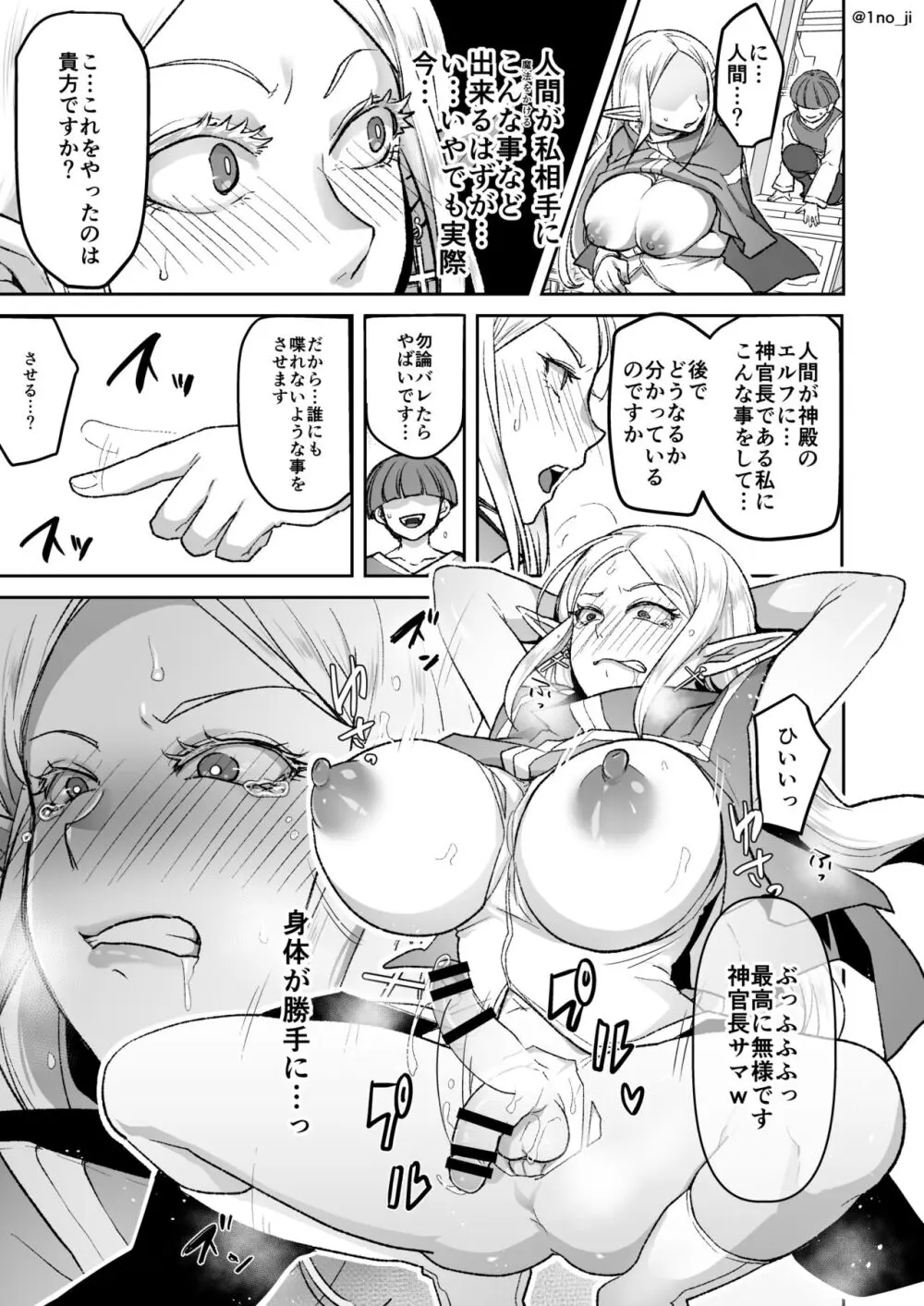 悪いエルフ♂を魔法でシーメールにして改心させる話 Page.4