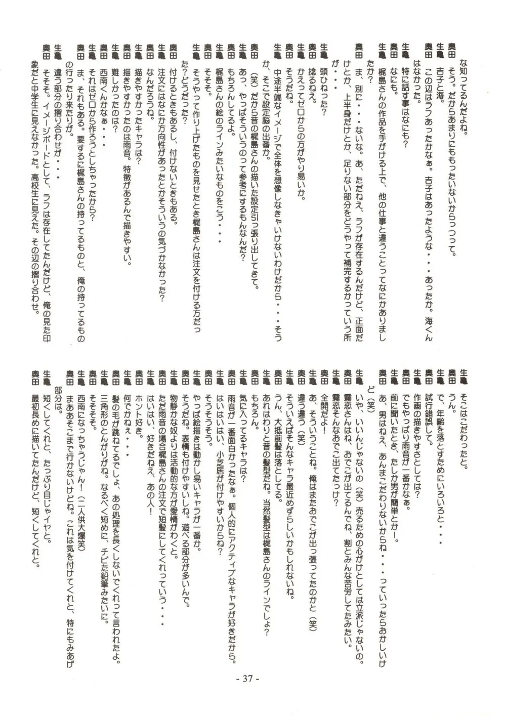Jun's GXP 奥田淳 さくがのきろく Page.37