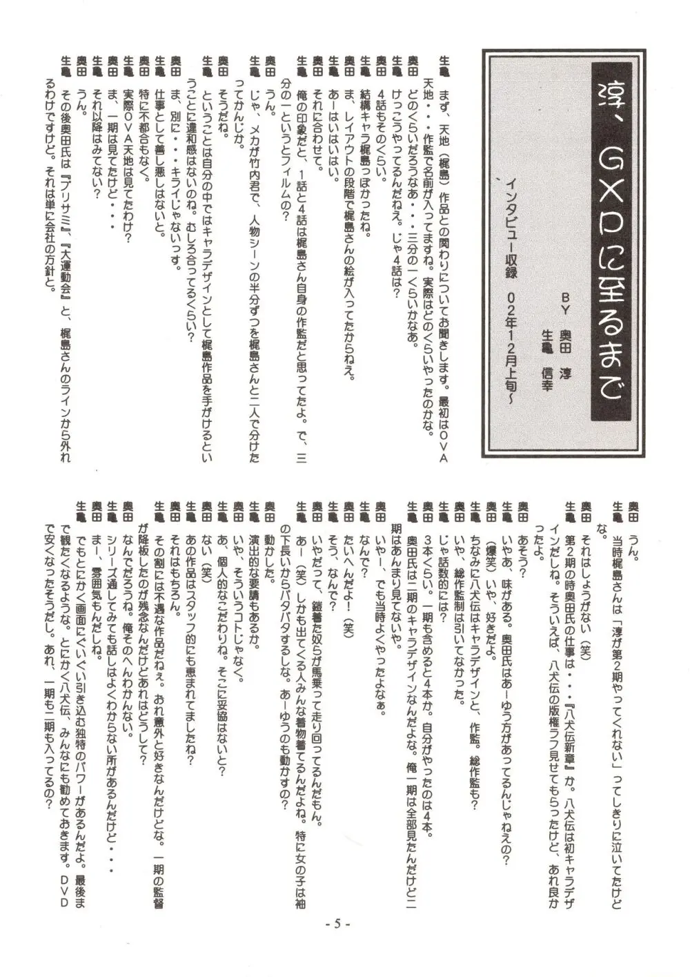 Jun's GXP 奥田淳 さくがのきろく Page.5
