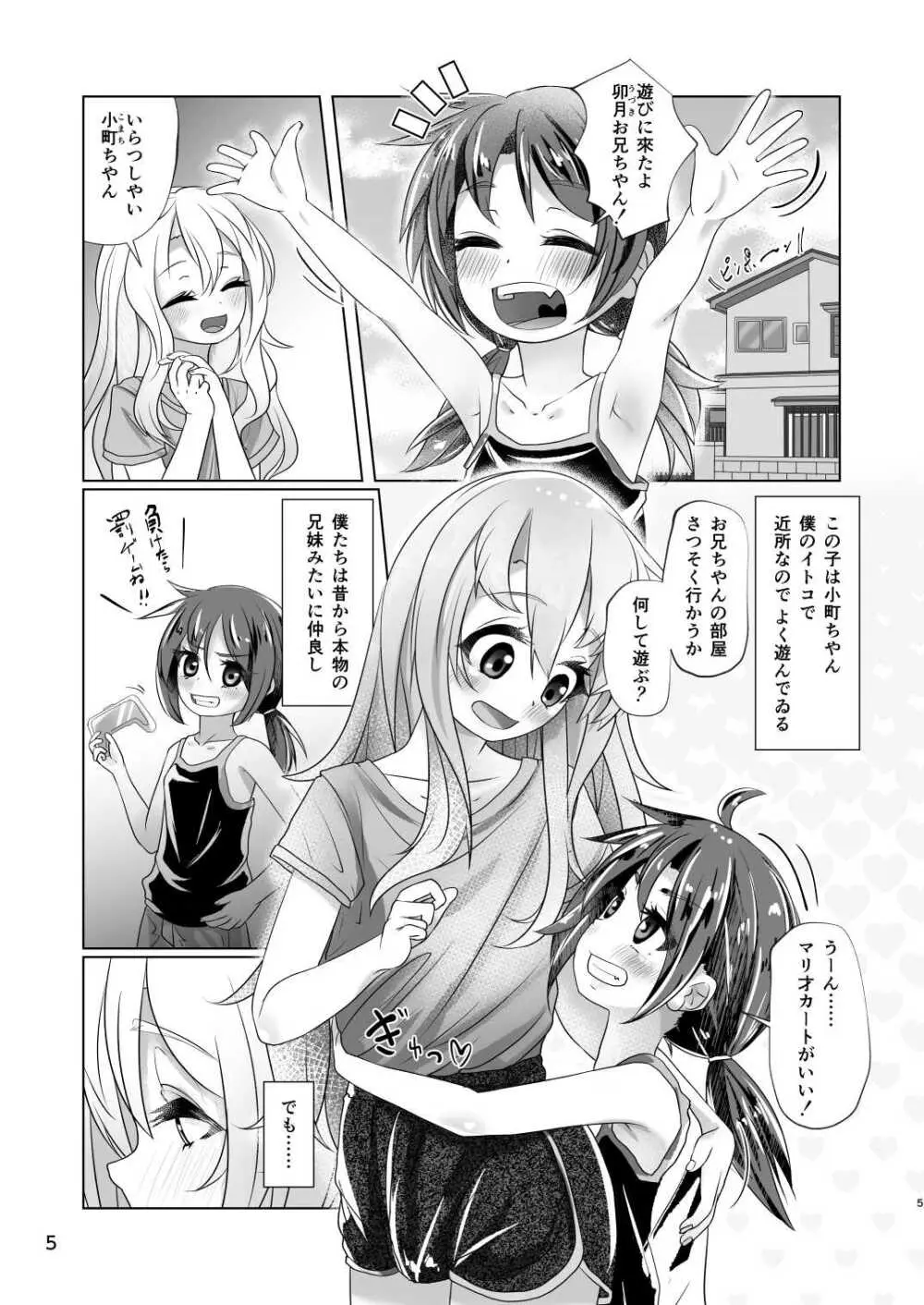 イトコのヒメゴト ――エッチしたい男の娘と エッチを知らない女の子の 初めてのエッチ―― Page.5