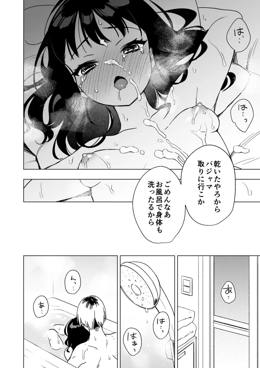 眠れないお泊り会の夜、親友のお兄さんと― Page.26