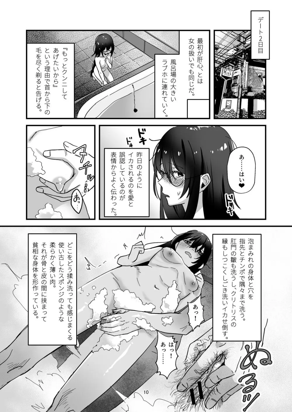 陰キャボサ髪手汗女 Page.10