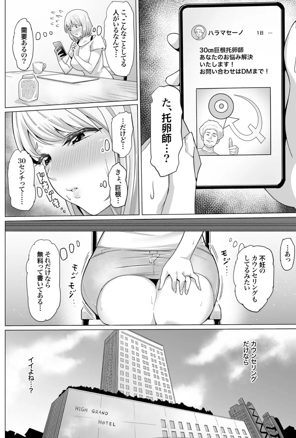 妊娠懇願寝取られ托卵妻～30cm巨根托卵師に孕まされた変態人妻ミカ～ Page.5