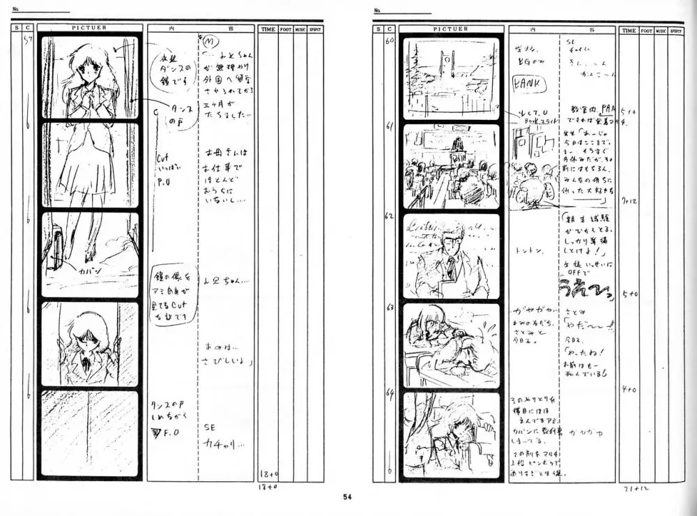 くりいむレモン 絵コンテ･設定資料集 PART1 ｢媚･妹･Baby｣ ＆ PART5｢亜美･AGAIN｣ Page.51