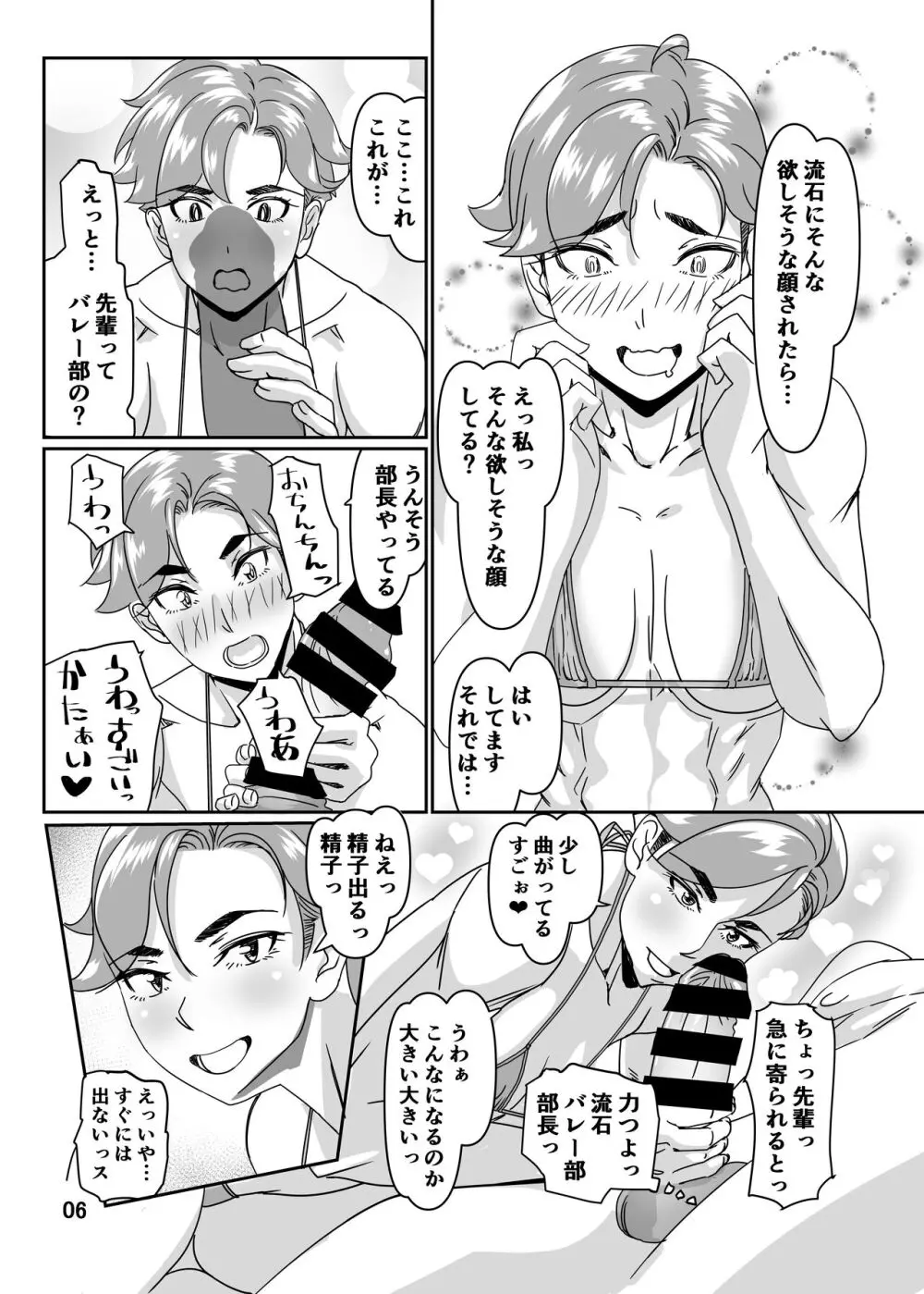 プールサイドで先生達と楽しんでます3 Page.6