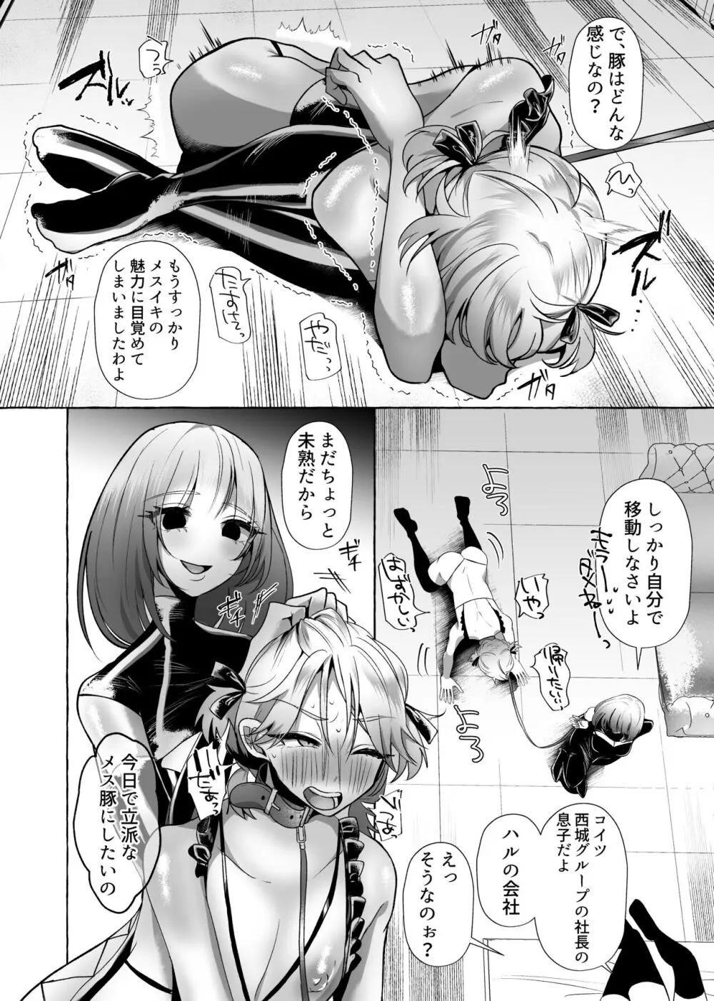 はるか100%♀ 御曹司強制女装メス豚化 Page.25