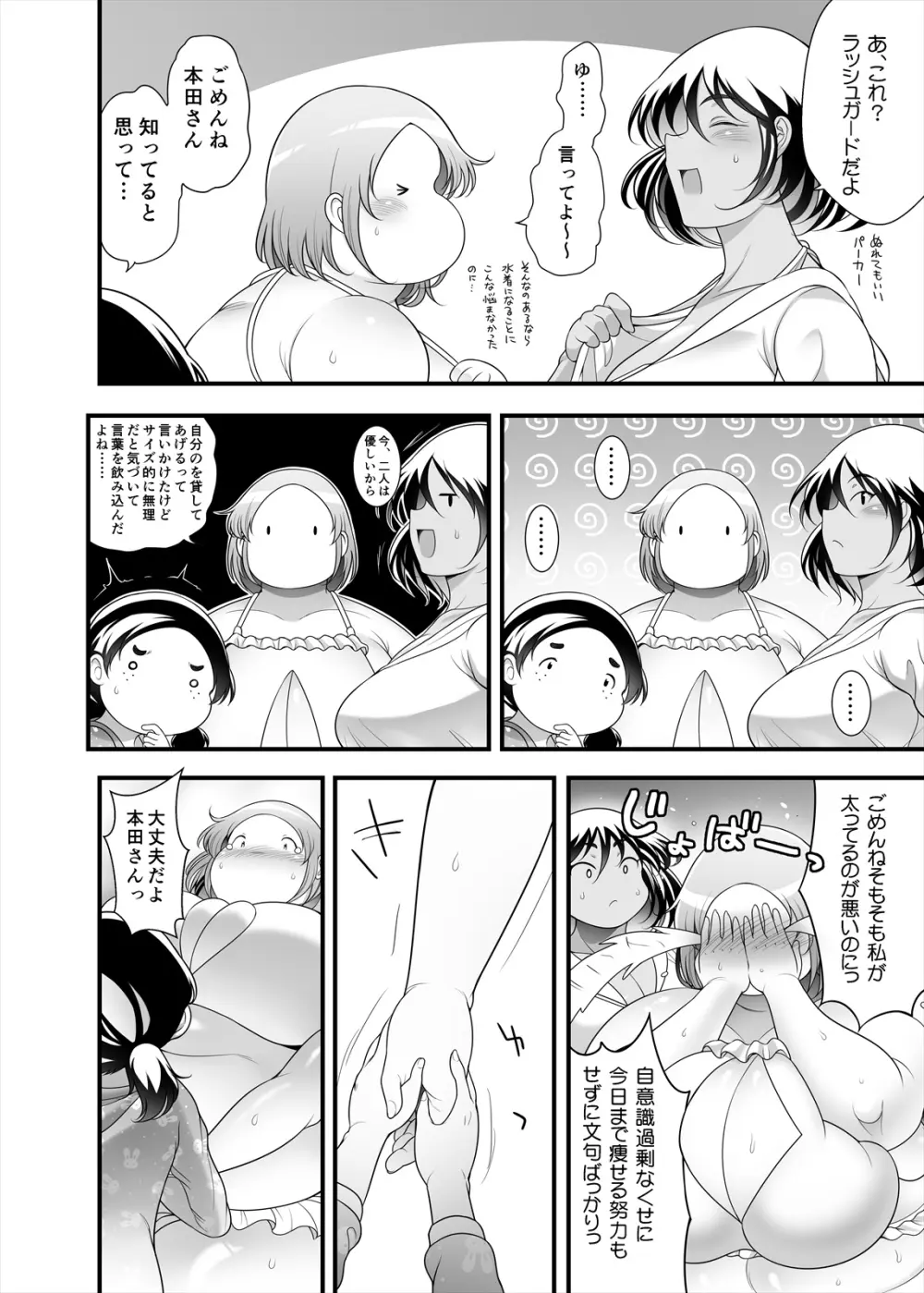 ぽちゃオナペット本田さん 7 プール編 Page.8