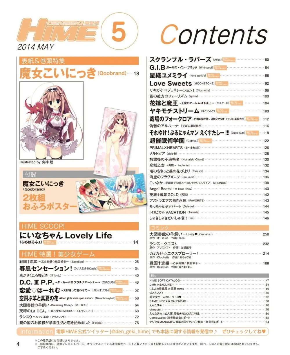 電撃姫 2014年5月号 Page.2