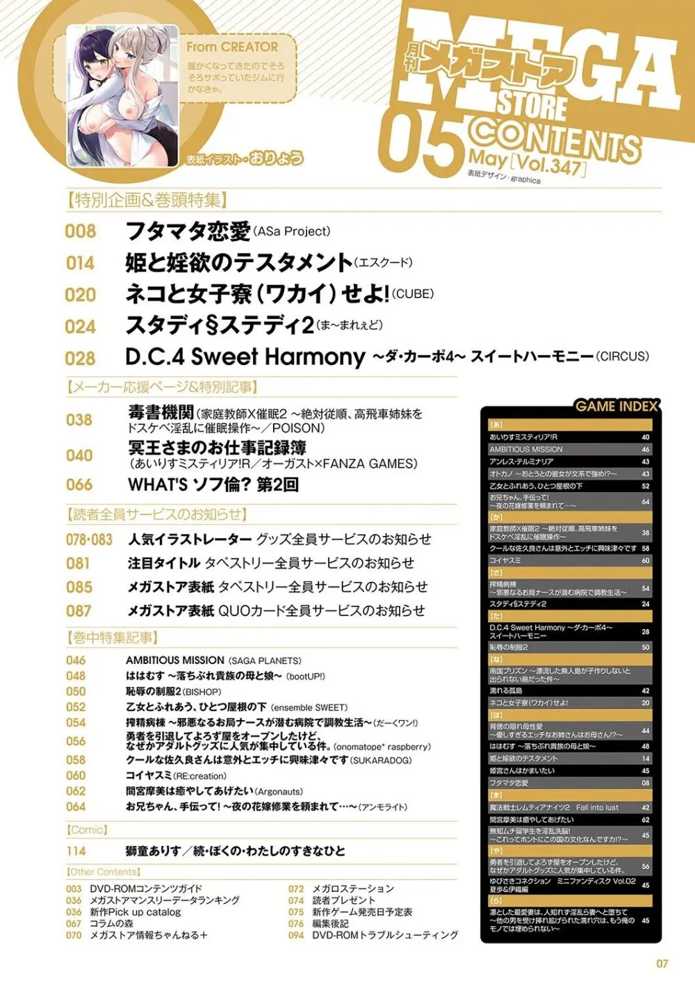 月刊メガストア2022年5月号 Page.2