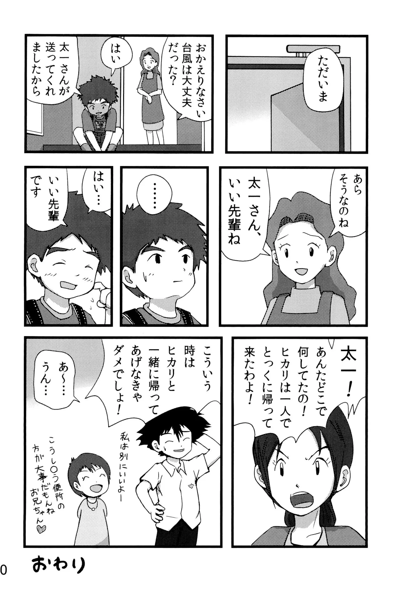 太一と光子郎の青春プレイ Page.34