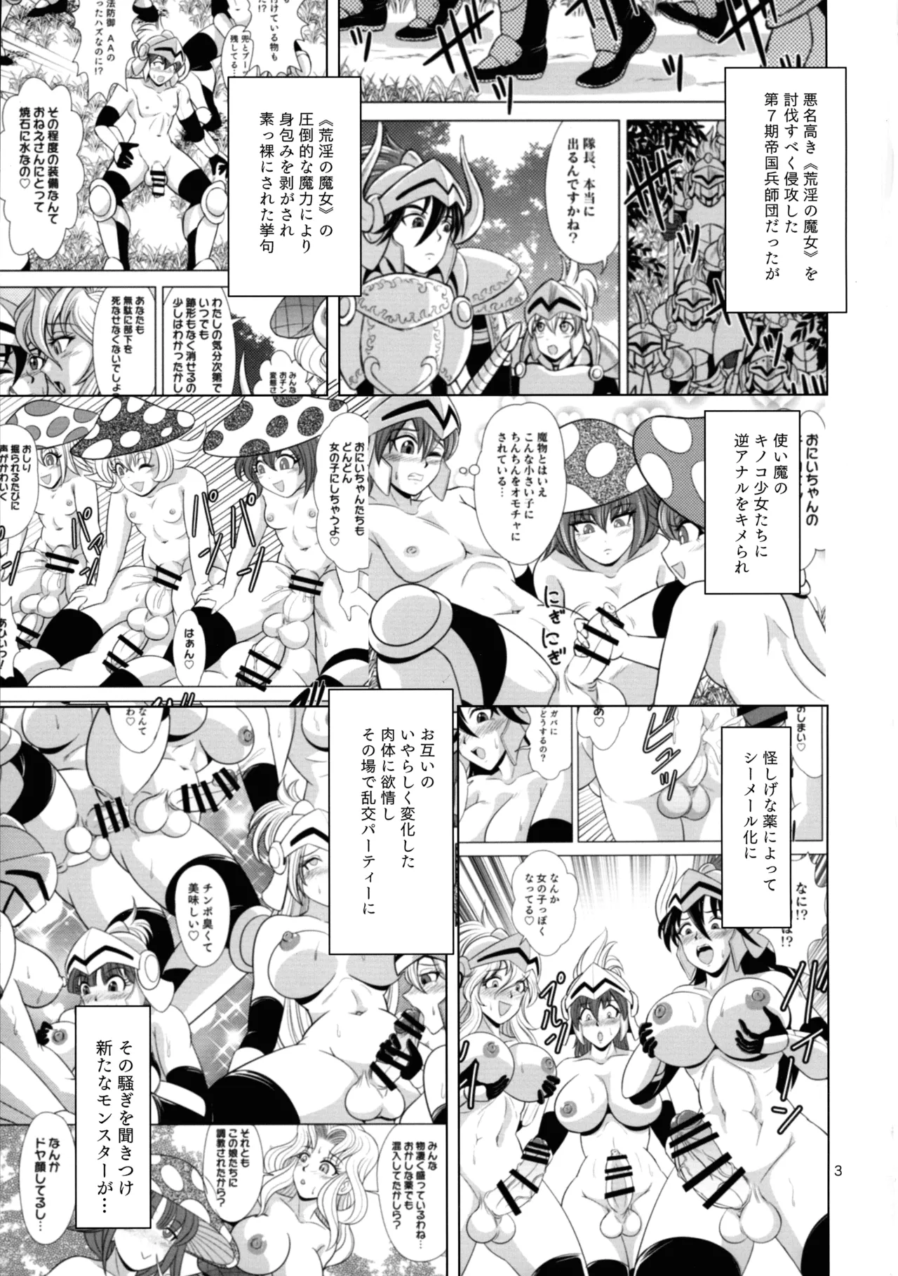 魔女と野獣と女騎士 Page.3