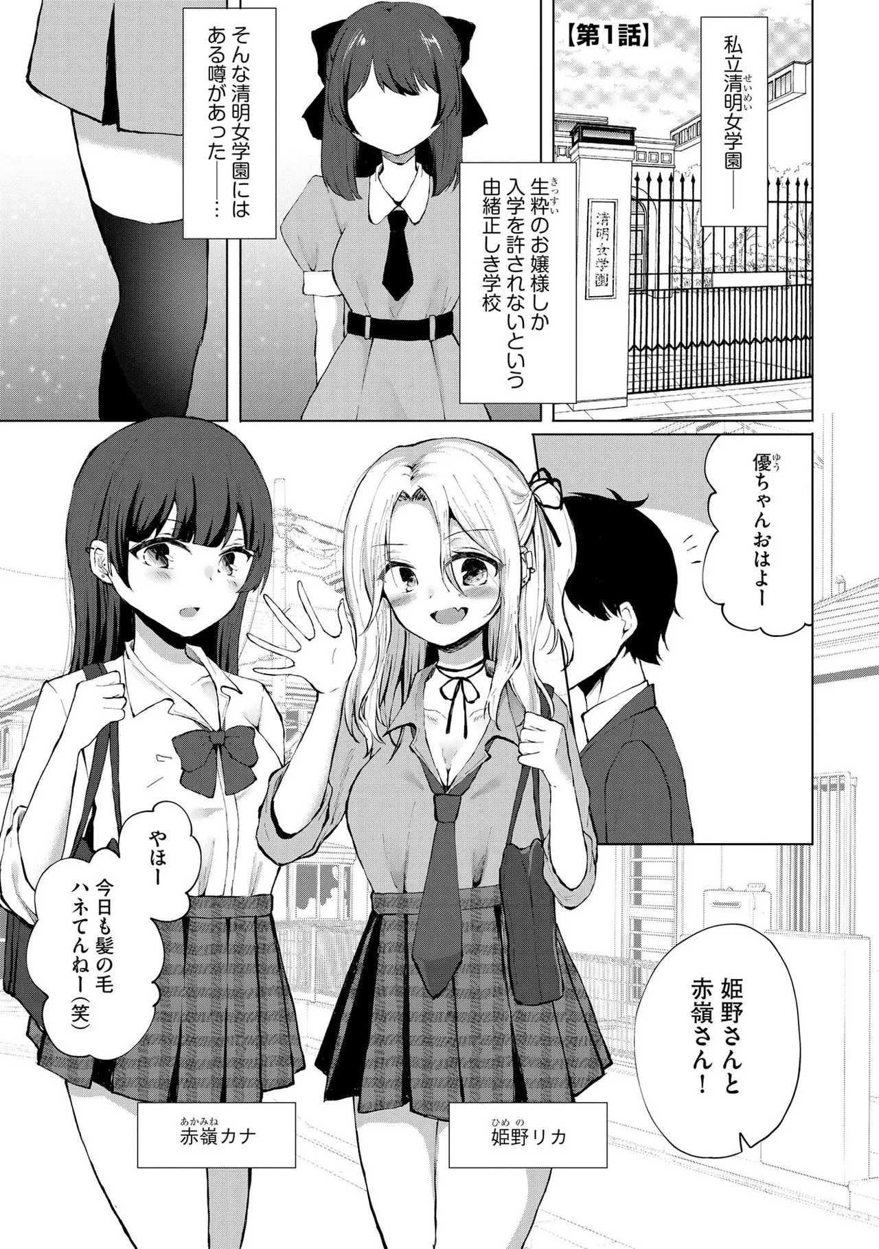 キミは共有ディルド～お嬢様校のドSビッチたちとペット生活～ Page.4