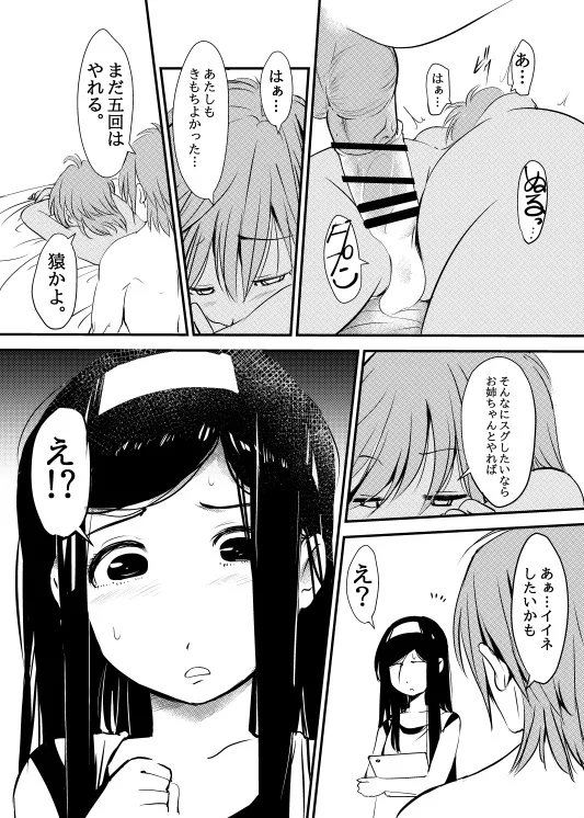 黒ギャルな妹がお姉ちゃんのおかげで何かに目覚めちゃう話 Page.12