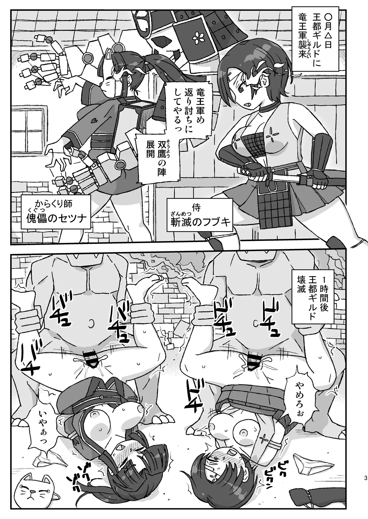 女冒険者を睡眠○するクソ宿~凶襲!竜王ギーラ~ Page.3