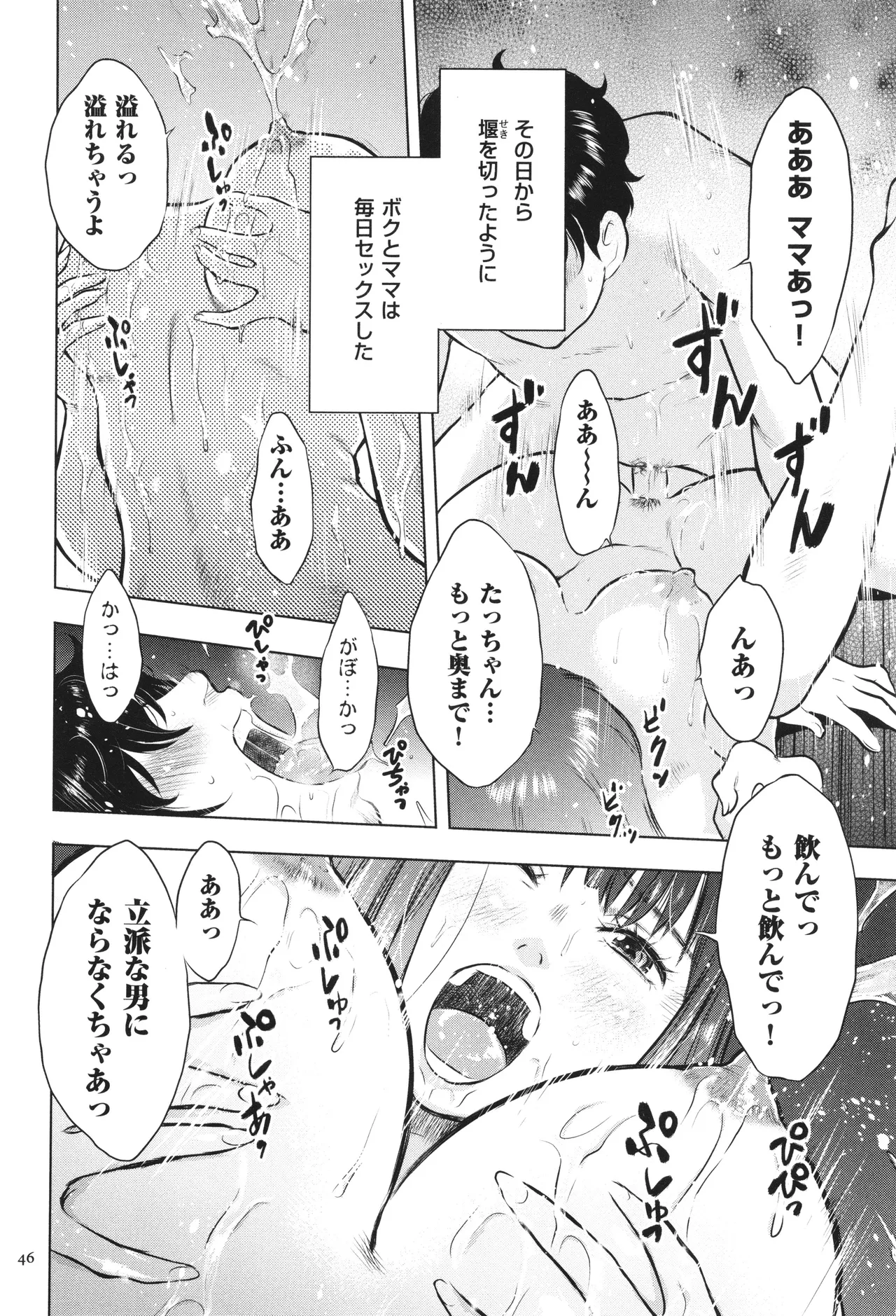 母子相姦日記 母さん、一度だけだから…。 Page.47