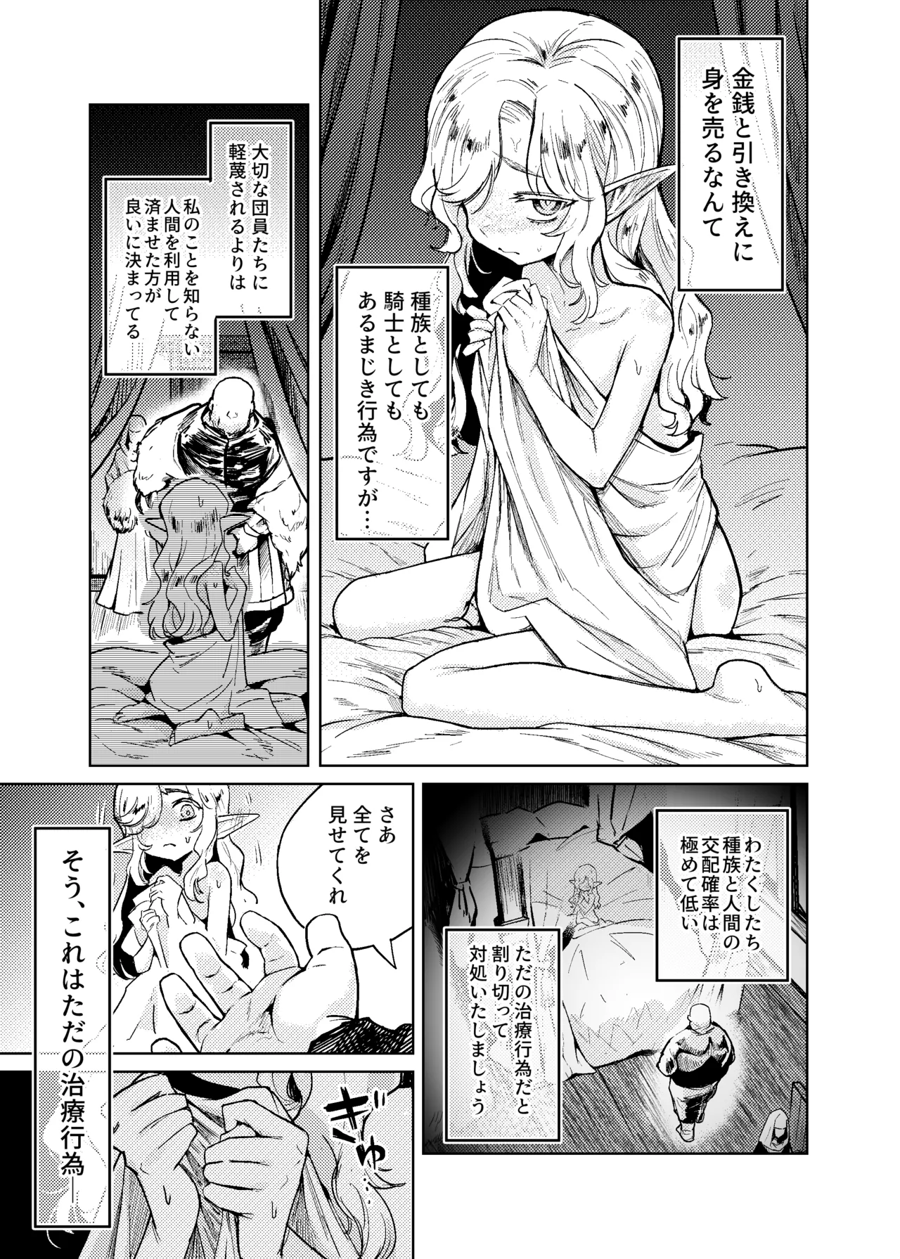 聖騎士団長様は婬術の治療のために娼館へ行きました Page.22