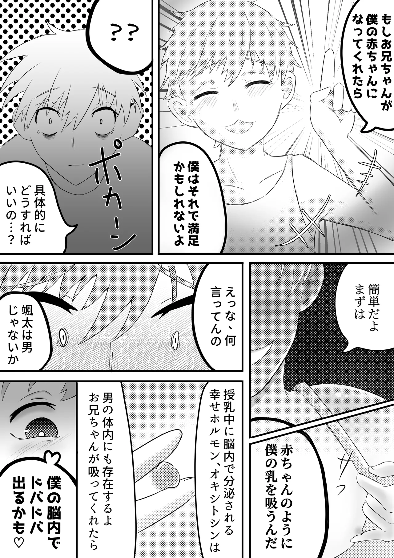 お兄ちゃん、僕の子供を産んでよ Page.8