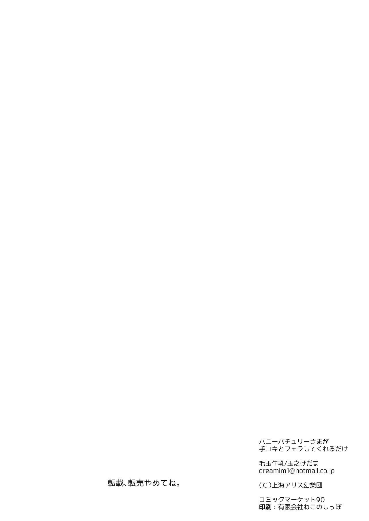 からくちパチュリーさま +おまけ本 Page.33