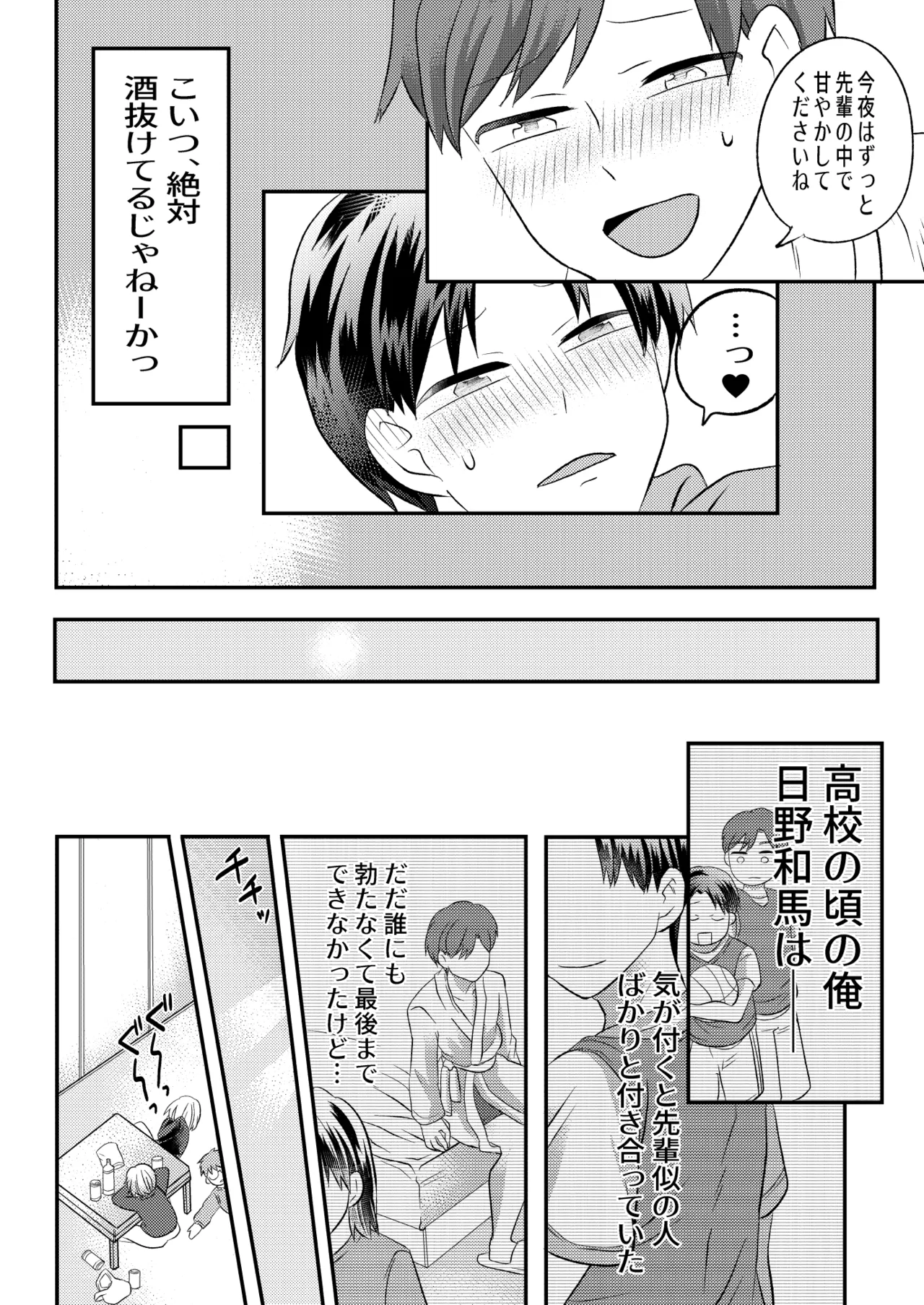 泥酔した後輩に襲われちゃう話 Page.41