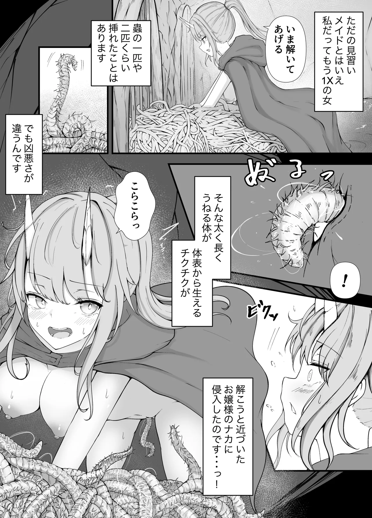 お嬢様と蟲のえっちな体験談 Page.12