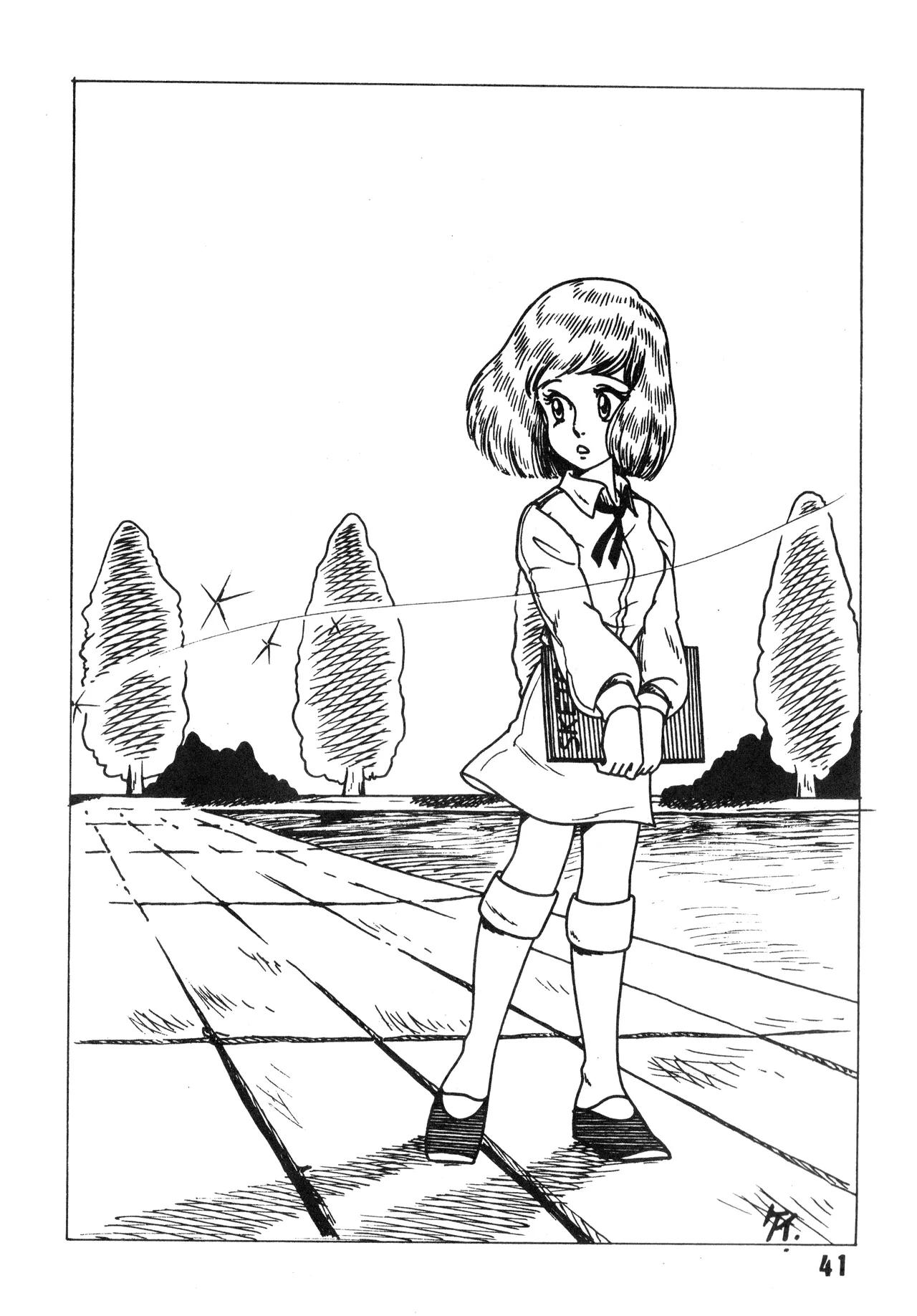 [吾妻ひでお F.C. / 美少女愛好会 シッポがない ] 美少女学 VOL.7 (1982) 昭和 57 年 Page.42