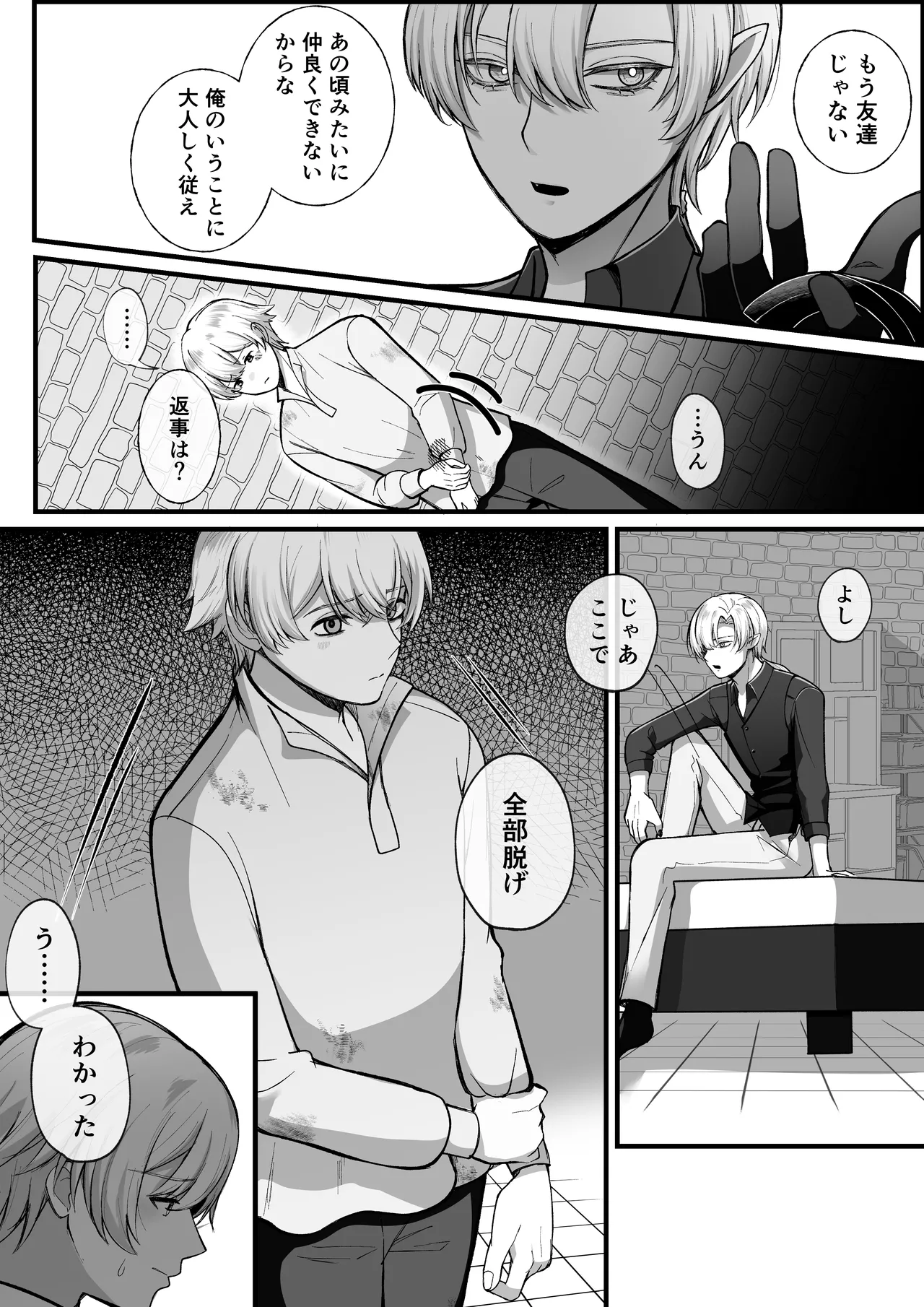 敗戦国の王子には恥ずかしい罰を受けてもらうぞ。 Page.7