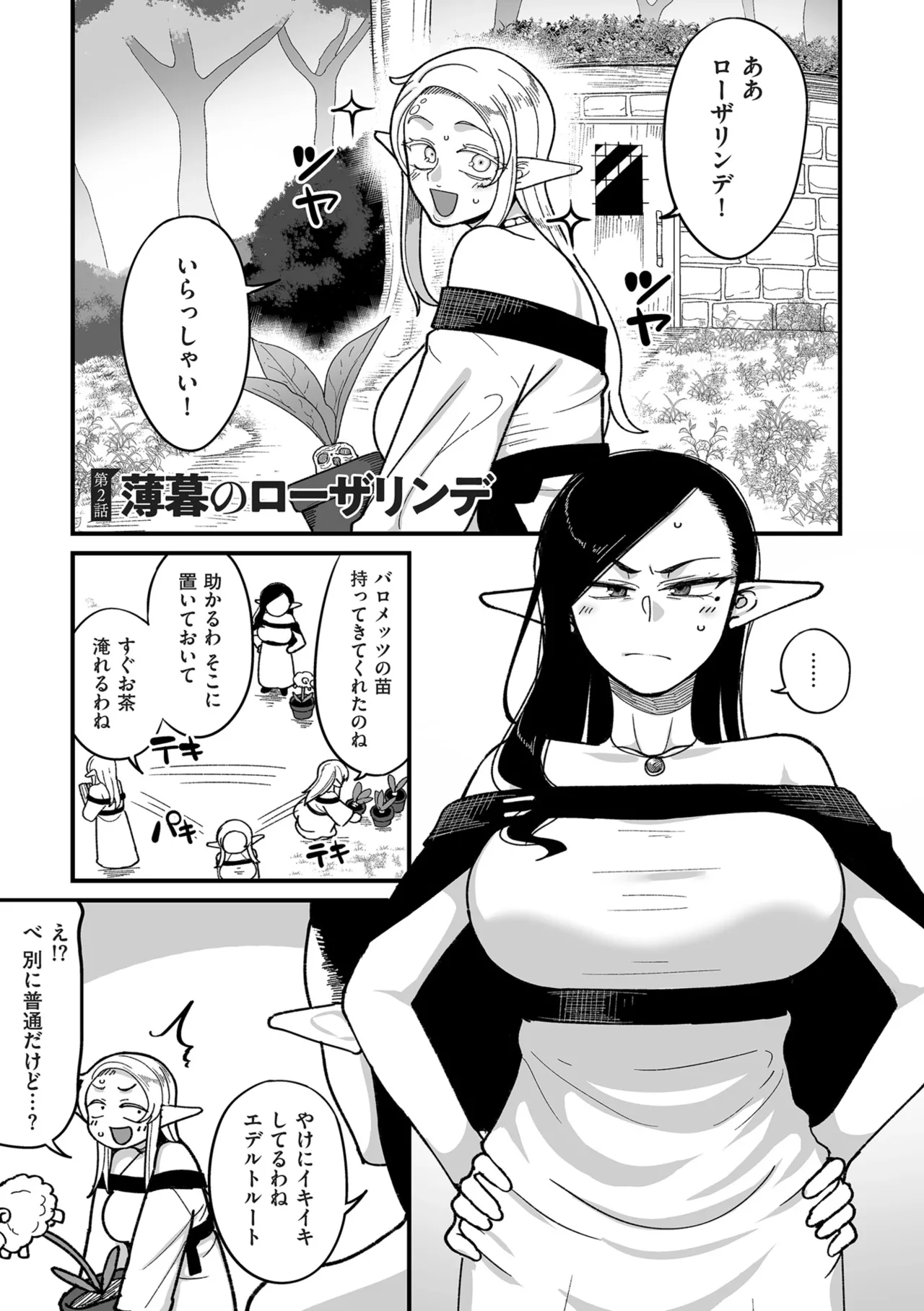 限界熟女エルフ専用! 男娼デリバリーサービス!! Page.41