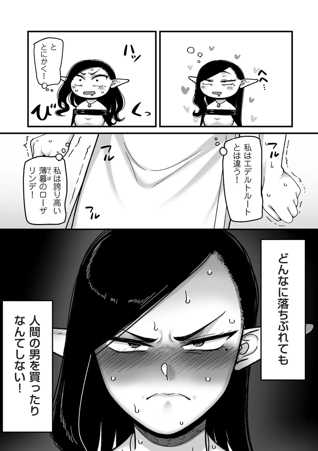 限界熟女エルフ専用! 男娼デリバリーサービス!! Page.47