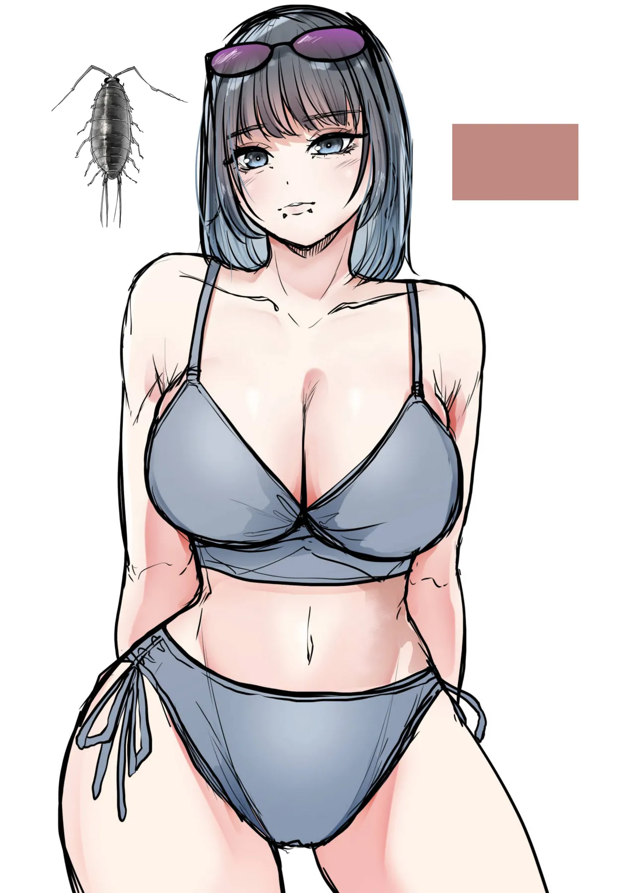 海蟲の住処にされちゃう巨乳水着っ娘 Page.36