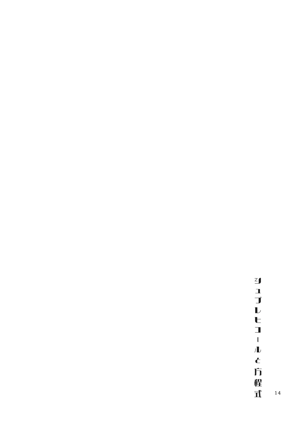 シュプレヒコールと方程式 Page.13