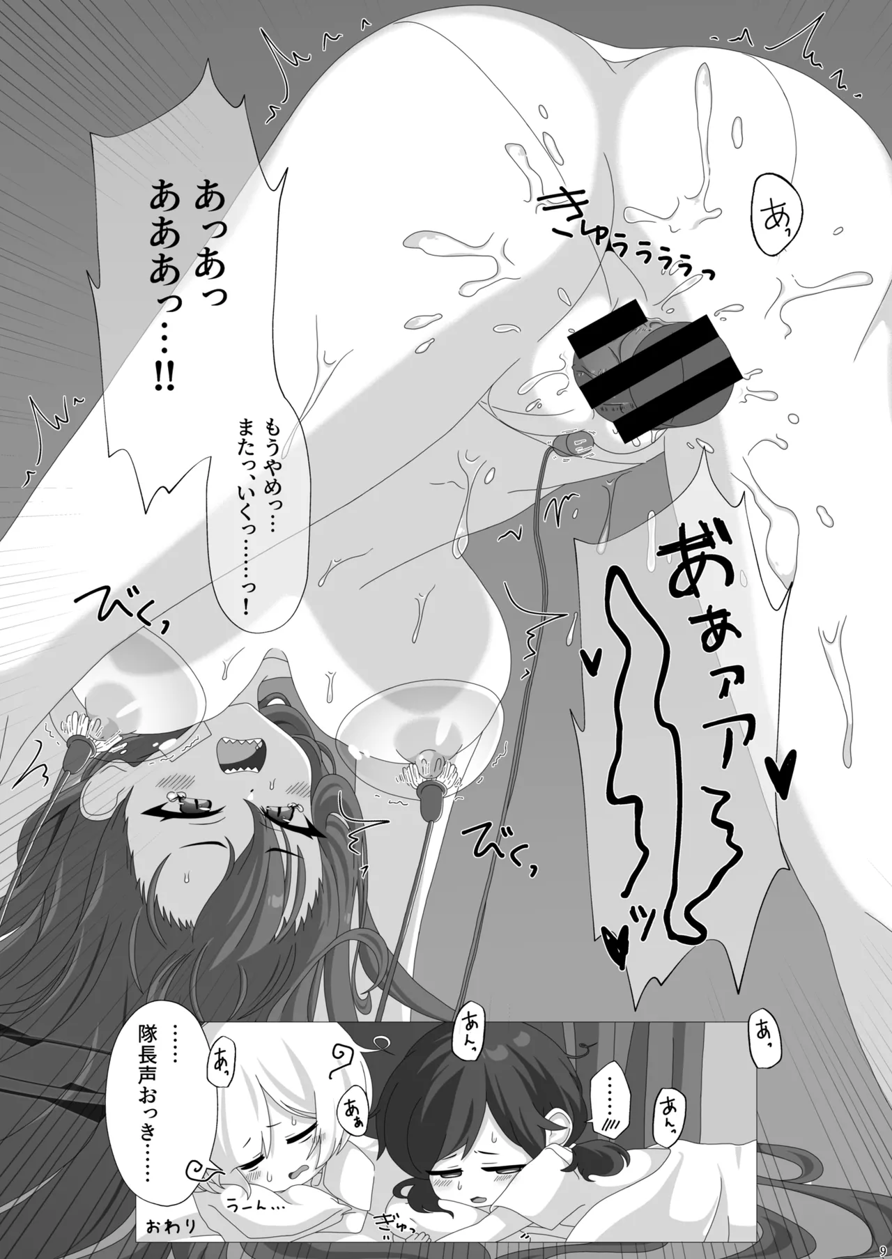 隊長の一人遊び Page.8