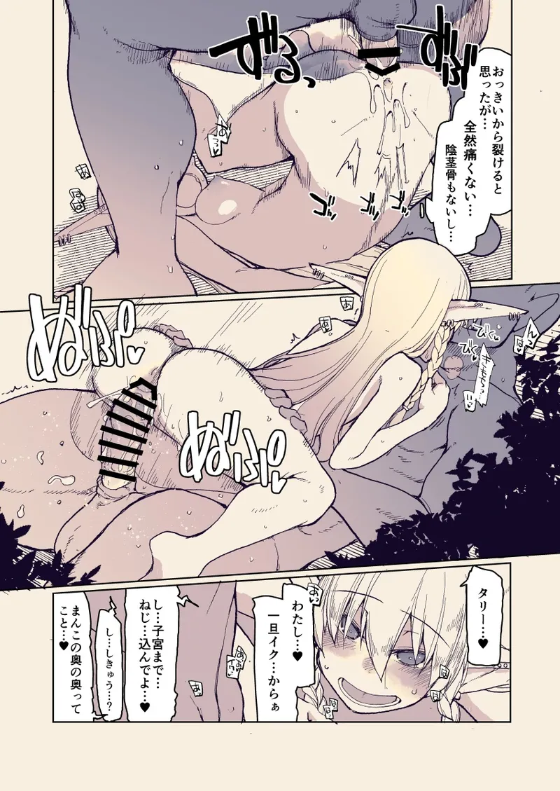 ドスケベエルフの異種姦日記 13 Page.13