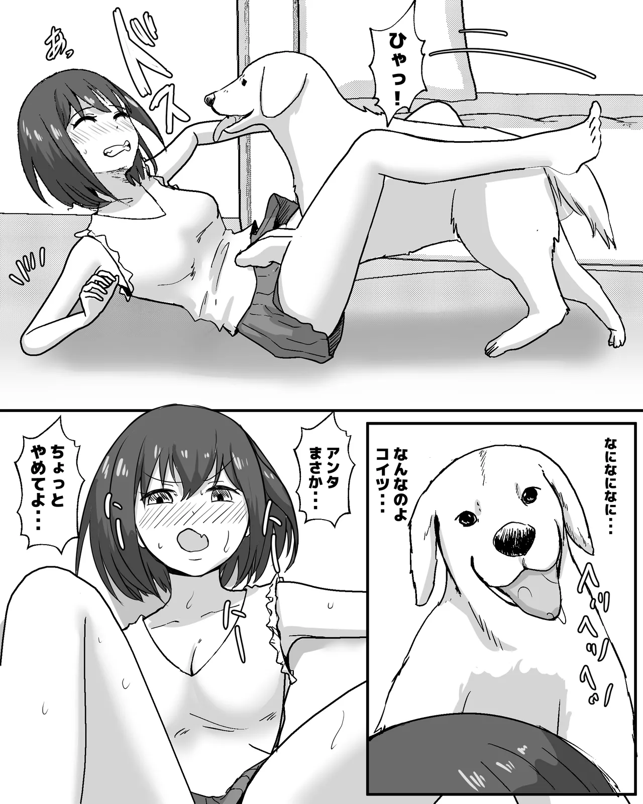 100日後に犬とエッチする少女 Page.12