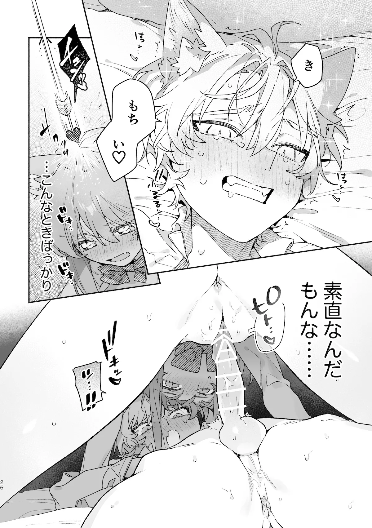 ♂が受け。ネコちゃん×ネコくん2 Page.27