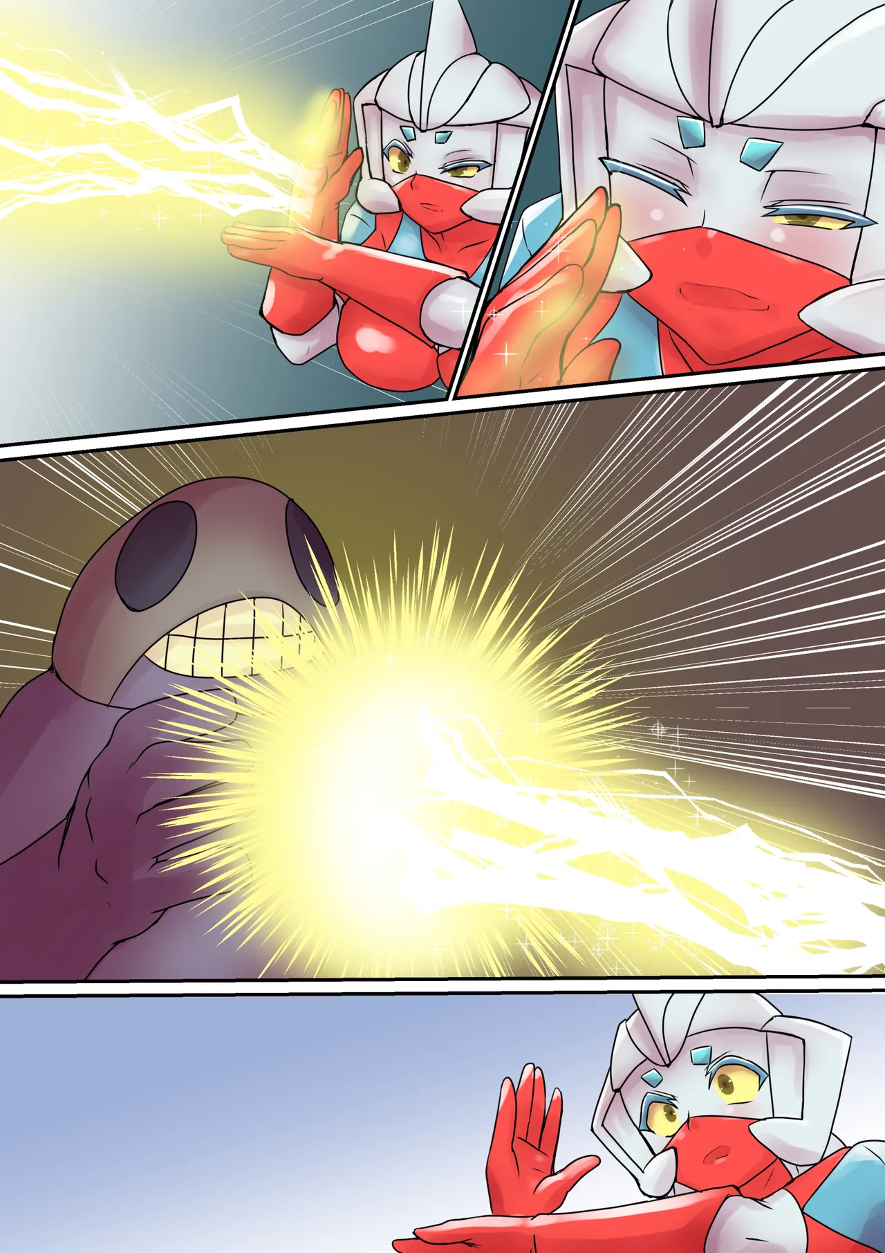 特撮ヒロインシリーズ ラスティ・コメット第6話「奪われた四肢」ontex Page.14