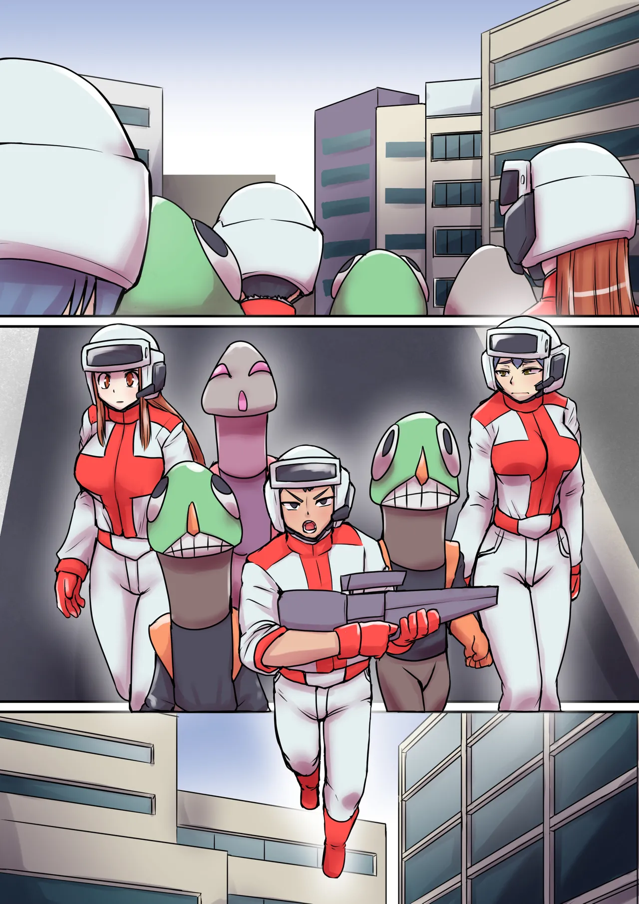特撮ヒロインシリーズ ラスティ・コメット第6話「奪われた四肢」ontex Page.2