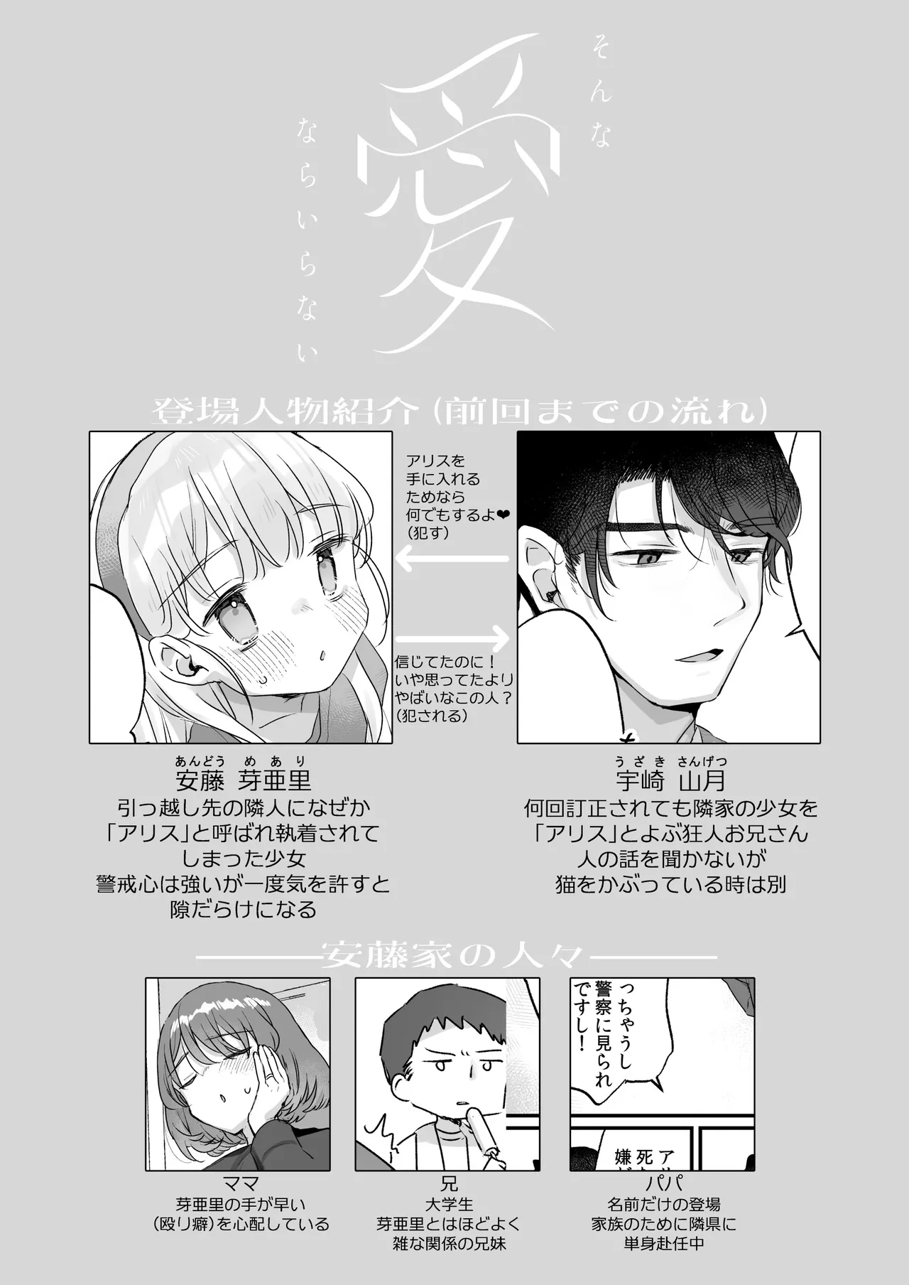 そんな愛ならいらない2~アリスなんかじゃないのに隣のお兄さんがアリスってよんできてなんか怖い~ Page.2