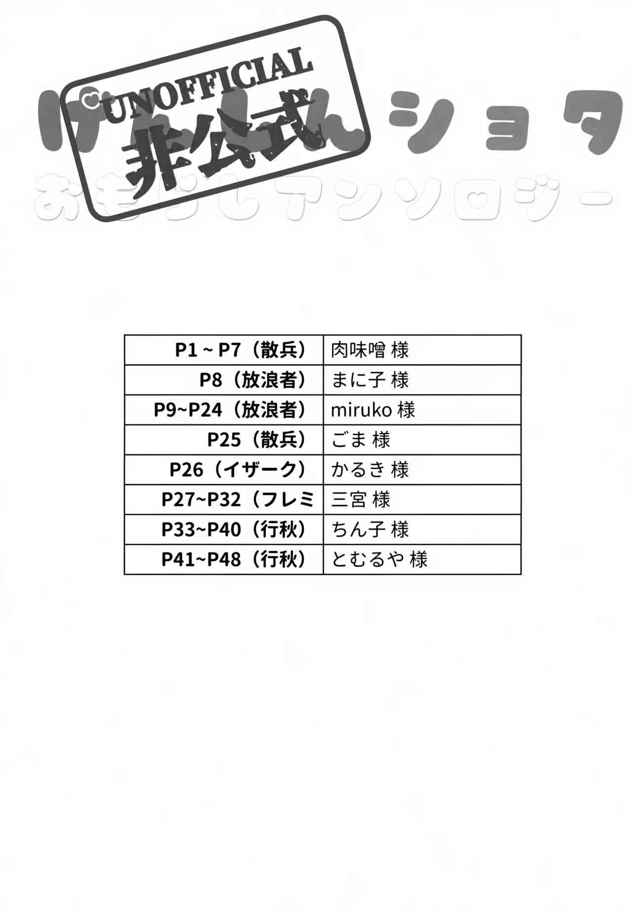 げんしんショタおもらしアンソロジー Page.2