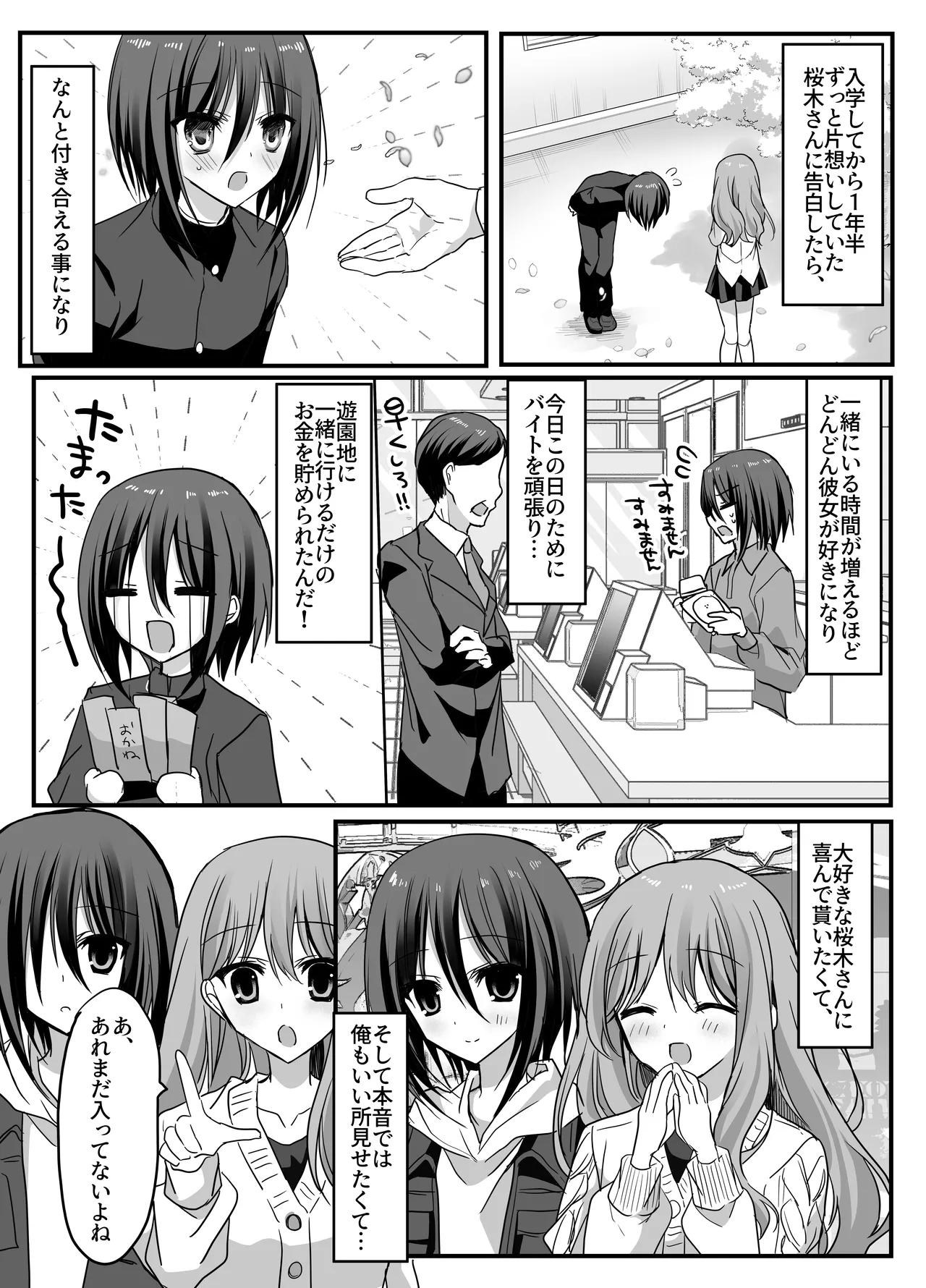彼女の前で！メス堕ち耐久ショー Page.4