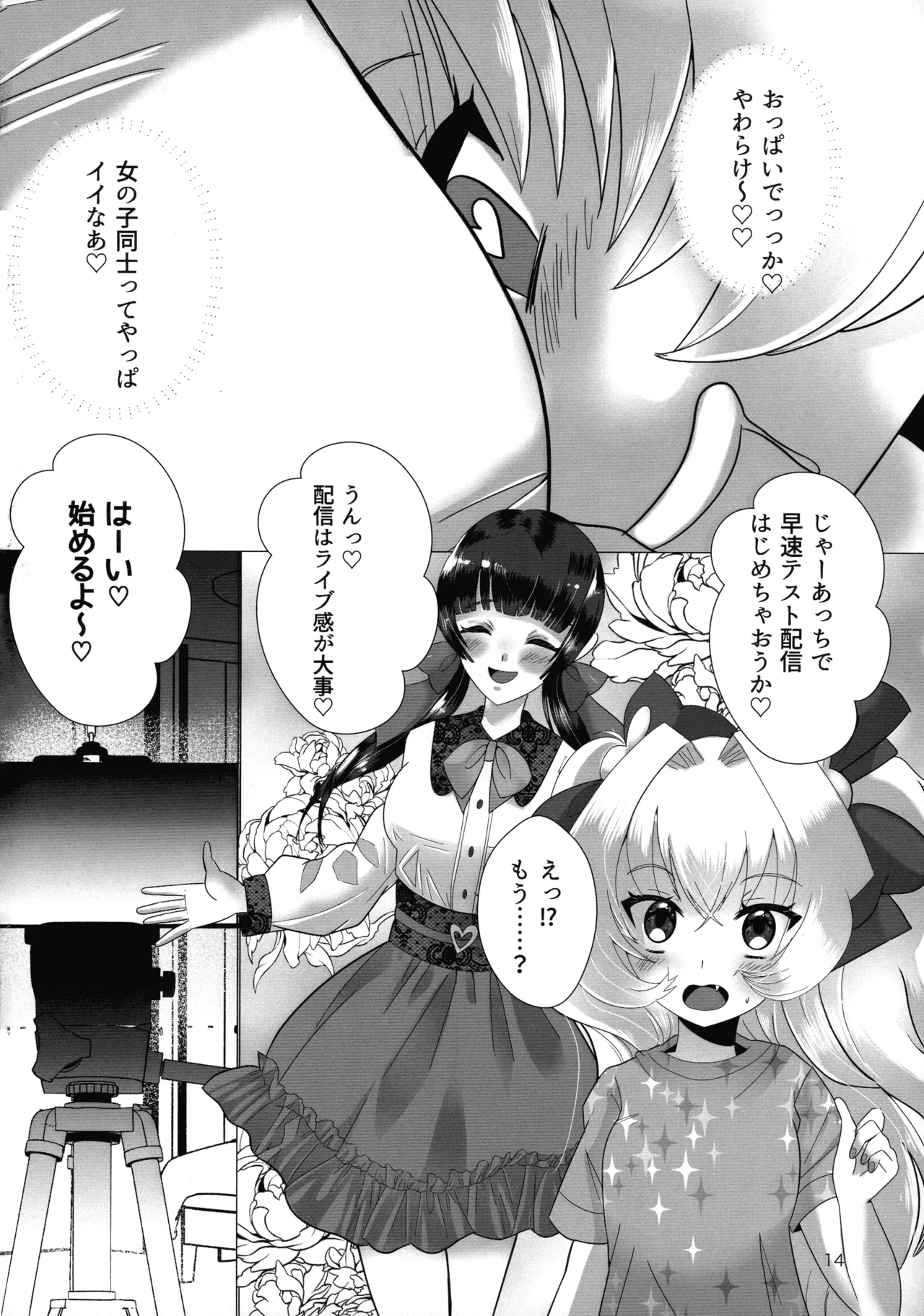 メスガキおじさんとふたなり地雷ちゃんのトロハメ生配信 Page.14