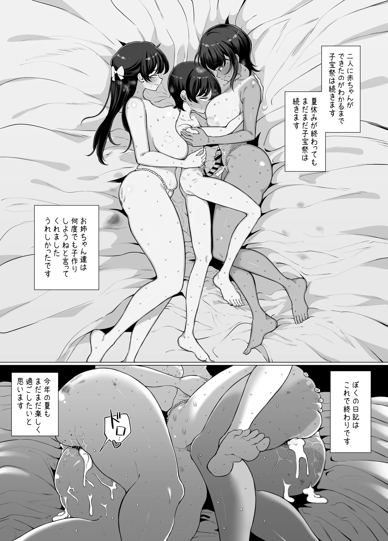 僕とお姉ちゃん達の小作り日記。 Page.40