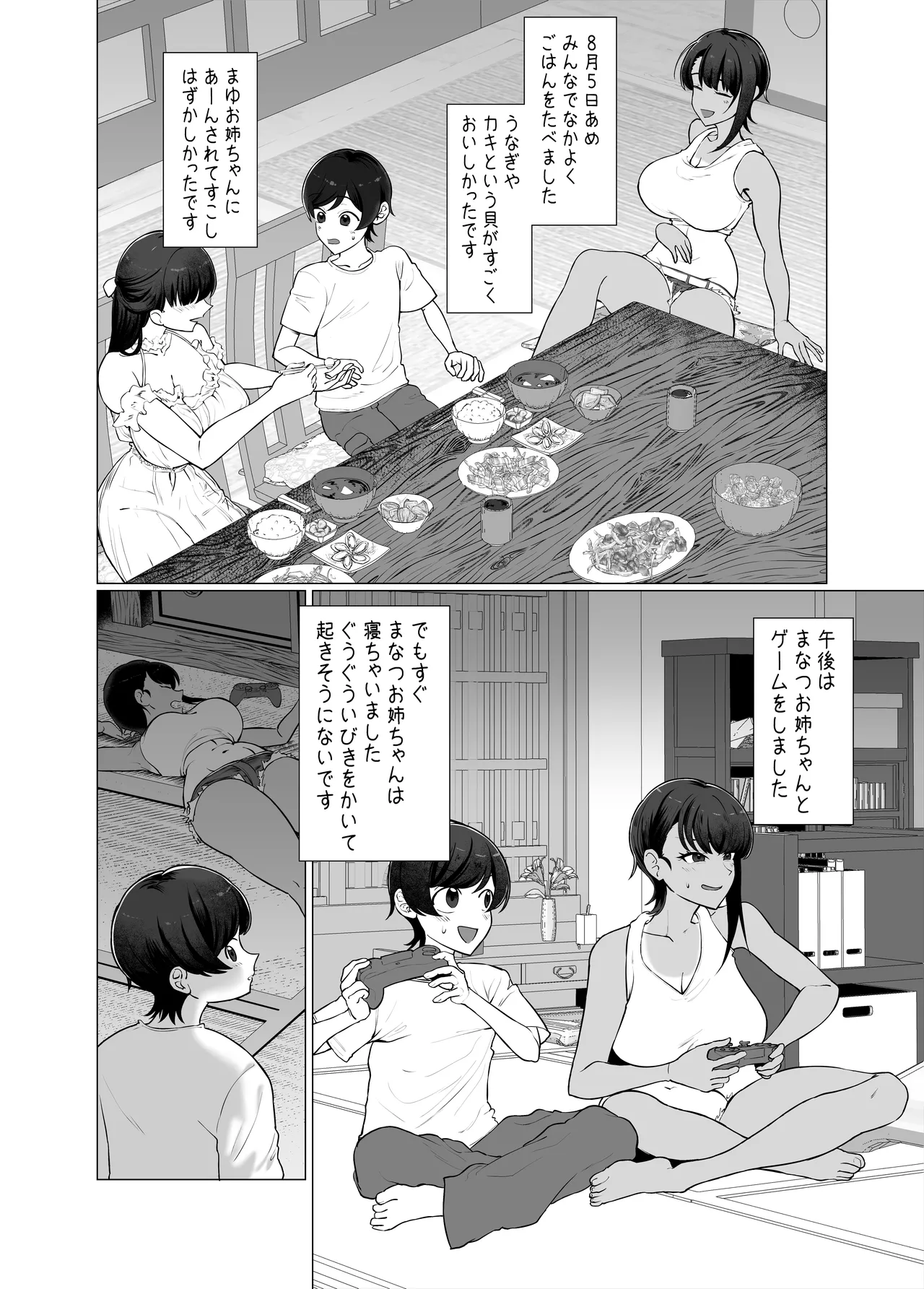 僕とお姉ちゃん達の小作り日記。 Page.8