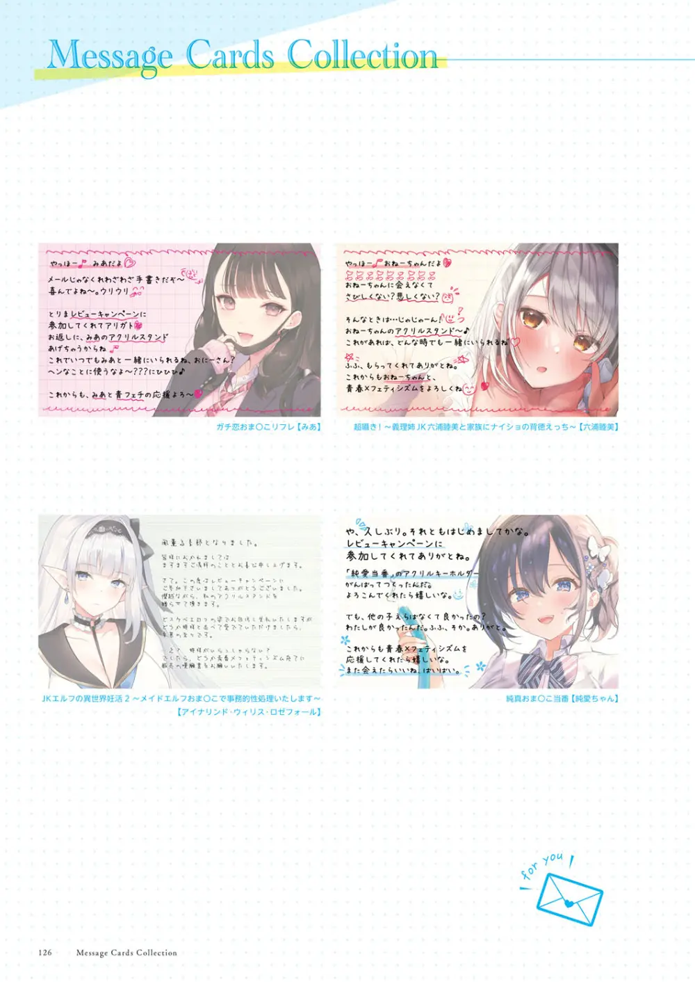 青春×フェティシズム 5th Anniversary Visual FanBook Page.127