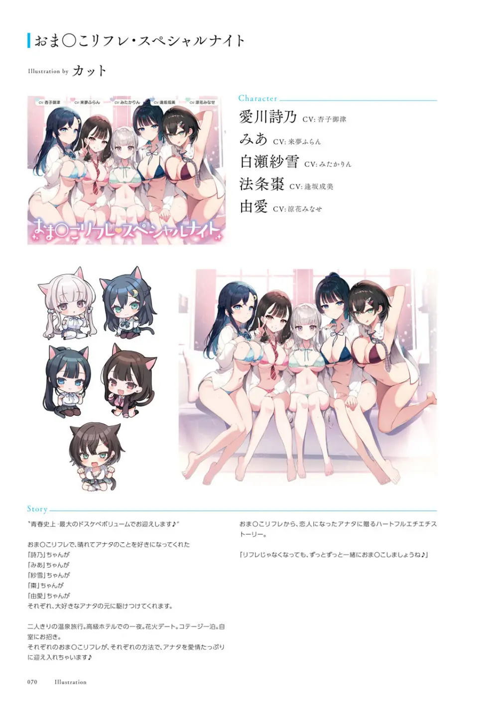 青春×フェティシズム 5th Anniversary Visual FanBook Page.71