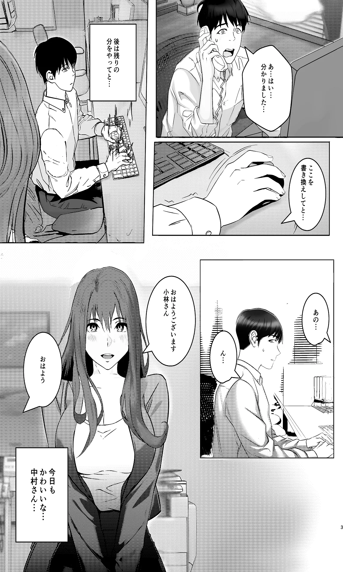 会社のマドンナ的存在と一夜限りの関係になる… Page.3