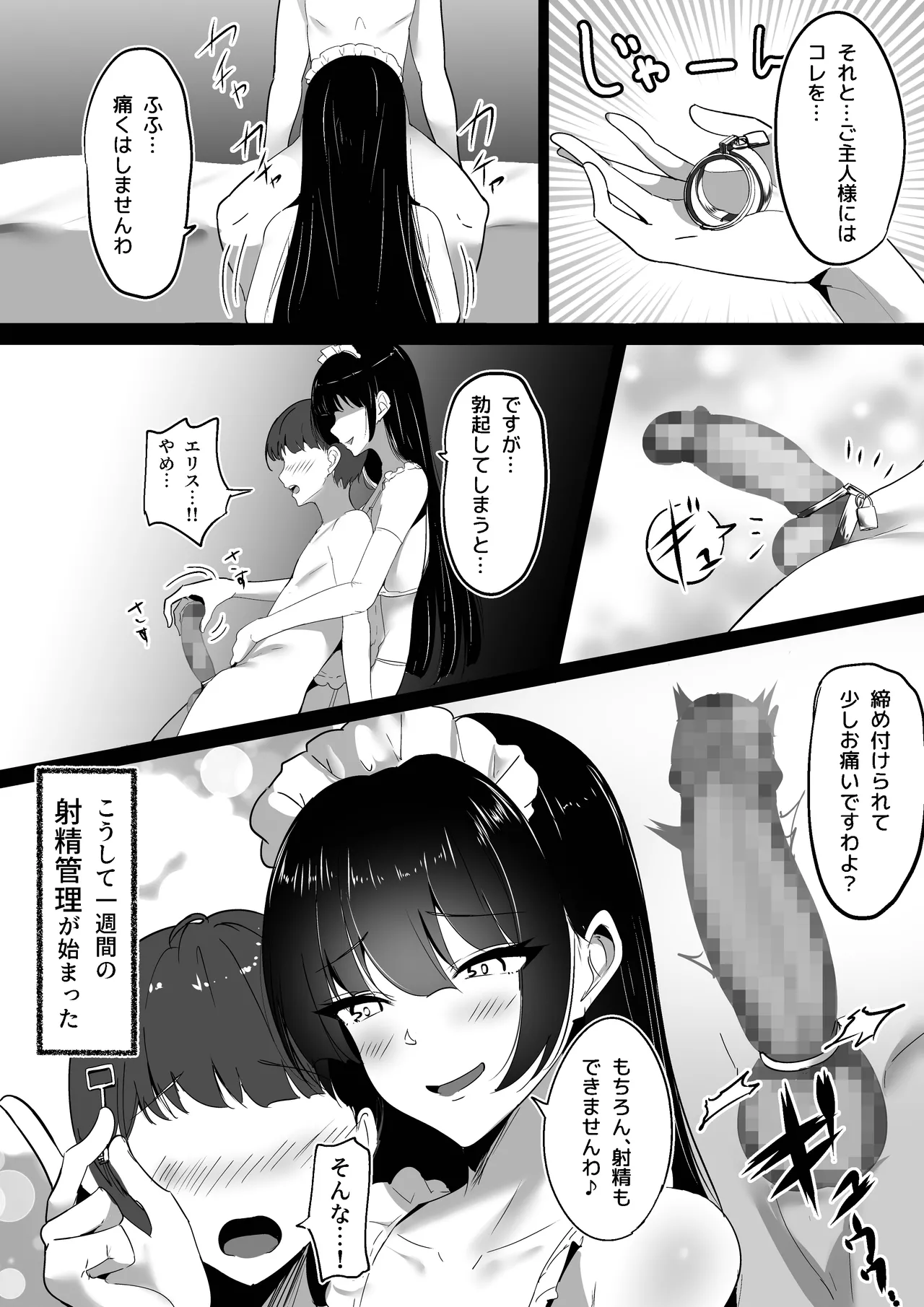 僕の専属メイドは射精管理がお好き Page.6